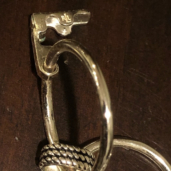 Ralph Lauren Silver Circle Chain Link Necklace - Picture 4 of 6